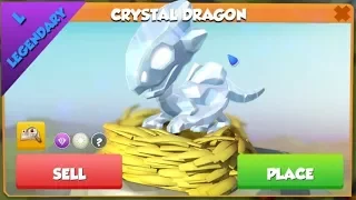 CRYSTAL DRAGON Hatching + Selling LEGENDARY Dragons?! - DML #610