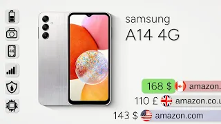 • Samsung A14 4G • specifications review | Amazon price comparison