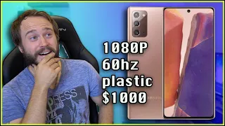 Samsung's $1000 Plastic Phone - Note 20 ... oh boy