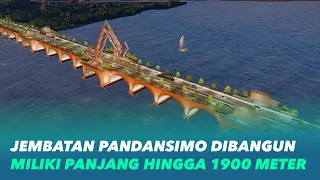 Jembatan Pandansimo mulai dibangun, Jadi yang terindah dan terpanjang di DIY | Kabar Bantul