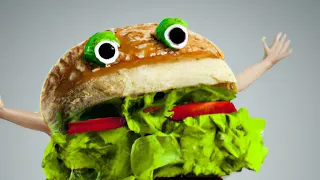 Whopper Commercial But Every Word is an AI Image