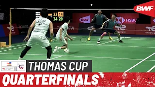 BWF Thomas Cup Finals 2022 | Chinese Taipei vs. Japan | Quarterfinals