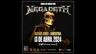 Megadeth @ Movistar Arena, Bs As, Argentina (13/04/2024) | Full Concert - Audio Only