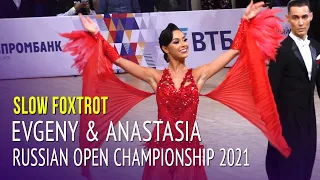 Slow Foxtrot = Evgeny Nikitin & Anastasia Miliutina = 2021 Russian Open Championship Adult Ballroom