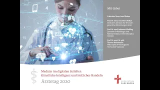 Ärztetag - Mensch und Maschine – ethische Herausforderungen der Digitalisierung (in) der Medizin