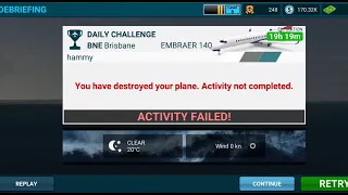 airline commander || way to new level || plane destroyed