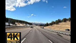 Scenic Relaxing Drive from Denver to and around Georgetown Colorado in 4K Ultra HD (60 FPS)