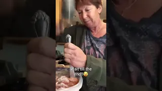 Grandma ruins dinner #funny #shorts