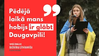 #LATGOLYSSTUŅDE: Anželika Litvinoviča: pēdējā laikā mans hobijs ir glābt Daugavpili!