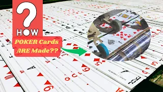 Poker Card (Playing Card) Production Process in a Factory| Inside Deck Card Manufacturing #insider