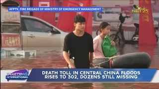 Death toll in central China floods rises to 302, dozens still missing 