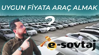 Uygun fiyata araba nasıl alınır ? | E-Sovtaj İhale platformu Detaylı Bilgi