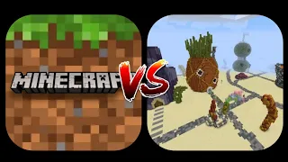 MInecraft VS Craftsman Bikini Bottom Building