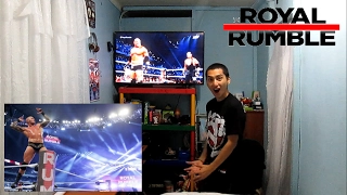 WWE ROYAL RUMBLE 2017 REACTION RANDY ORTON WINS !!!!!