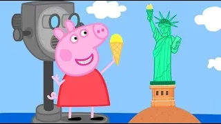 Peppa Pig Official | Peppa Pig Visits America! | Peppa Pig's Holiday in the US