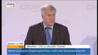 Vorstandssitzung der CSU am 4.2.2013