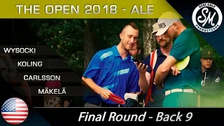 The Open 2018 | Final Round Back 9 | Wysocki, Koling, Carlsson, Mäkelä