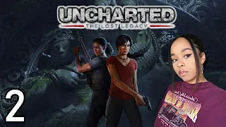 Clearing Camps + Puzzle time! | Uncharted: The Lost Legacy, Part 2 (Twitch Playthrough)