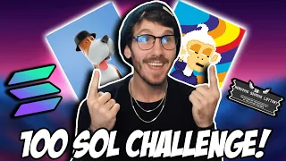 TURNING 10 SOLANA INTO 100! FLIPPING SOLANA NFTS (10 TO 100 SOL CHALLENGE) EPISODE 1