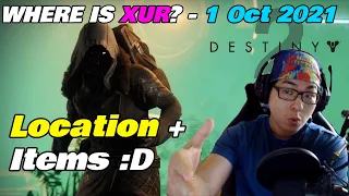 Destiny 2: Beyond Light - Xur Location & Items - 1 Oct 2021!