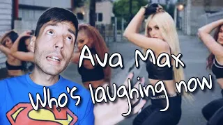 Ava Max - Who's laughing now (Official Music Video) [REACTION]