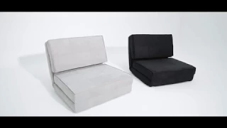 How to use Costway Convertible flip Sofa Bed Chair (HW52445)