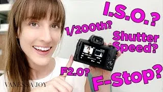 How to Shoot Manual Mode Camera Settings | Understanding Exposure | Aperture, Shutter Speed + ISO