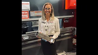 Station Bending on an RMT B-GENIUS-H Hybrid Press Brake | Hybrid Press Brake Demo