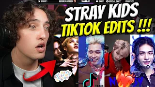 STRAY KIDS TIKTOK EDITS/COMPILATION 🔥 - REACTION !!!