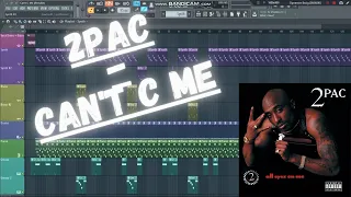 2Pac - Cant C Me (Instrumental Remake On FL Studio)