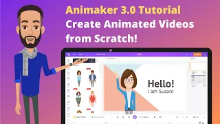 Animaker Tutorial (3.0) - How to create animated videos from scratch?