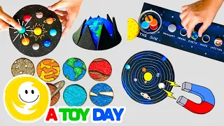 BEST 5 DIY Planets ACTIVE Crafts for kids | Planets Crafts Compilation | Top 5 fidget toys for kids