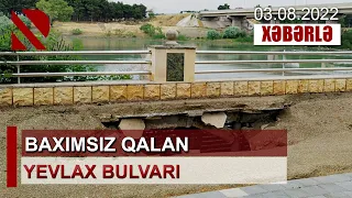 Baxımsız qalan Yevlax bulvarı