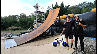 MINI BMX vs MEGA RAMP!