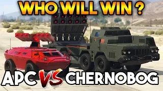 GTA 5 ONLINE : CHERNOBOG VS APC ( DOOMSDAY HEIST DLC )