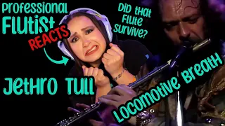 Professional Flutist PANICS/reacts to | Jethro Tull, Locomotive Breath 🚂