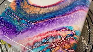 #134 Combining US & Aussie Floetrols For Cell Activator | Acrylic Pour Painting | Fluid Art Abstract