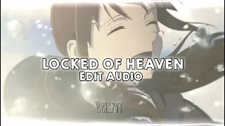 Locked out of heaven - Bruno Mars || Edit Audio