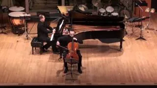Strydom & Iverson perform Barber's Cello Sonata, Op. 6