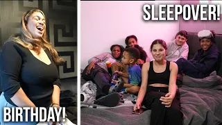 MUMS BEST EVER GIFT! + THE KIDS WERE EXCITED FOR A SLEEPOVER!