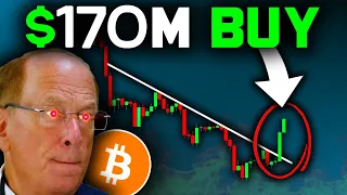 BLACKROCK PUMPING BITCOIN NOW ($170M BUY)!! Bitcoin News Today & Ethereum Price Prediction!