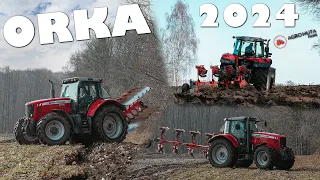 🇵🇱|4K|☆ORKA NOWYM NABYTKIEM 2024 - MASSEY FERGUSON 6490☆Vogel&Noot☆