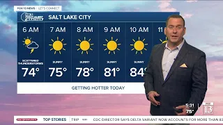 Weather in the 5am broadcast for July 21