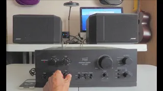Sansui AU-517 Vintage Integrated Amplifier sound test..