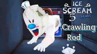 Ice Scream 5 With Crawling Rod | Ice Scream 5