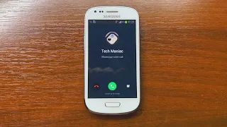 Samsung Galaxy S3 Mini Android 4 WhatsApp Incoming Call & Chat