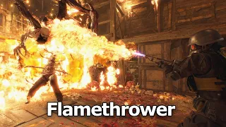 Can the Flamethrower burn down the Village?