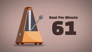 61 BPM Metronome [1Hour]