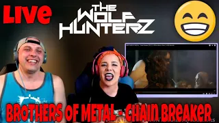 BROTHERS OF METAL - Chain Breaker (2021) // Official MV // AFM Records | THE WOLF HUNTERZ Reactions