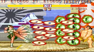 Street Fighter 2 - Super Green Punishment 2022 Edition - Chun li Playthrough